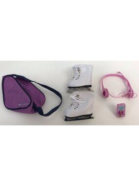 American Girl Mia St. Clair Skate Bag Headphones MP3 Player *No Doll*